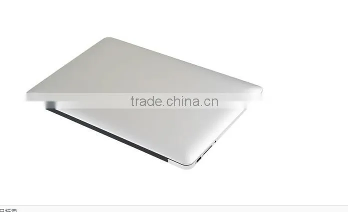 factory wholesale 13.3inch aluminium alloy cover notebook PC laptop computer CPU intel i5 4GB RAM and 128GB hard drive bluetooth