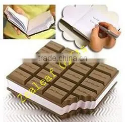 chocolate shaped memo pad note book