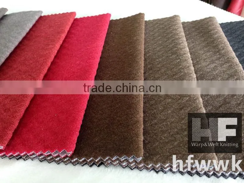 sofa fabric 100% polyester soft crushed velvet fabric