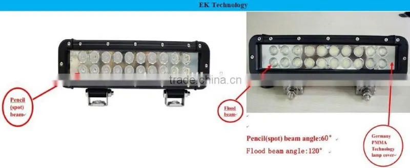 EK Wholesale Lifetime Warranty Oroginal LED Chip 3D/4D 110V LED Light Bar