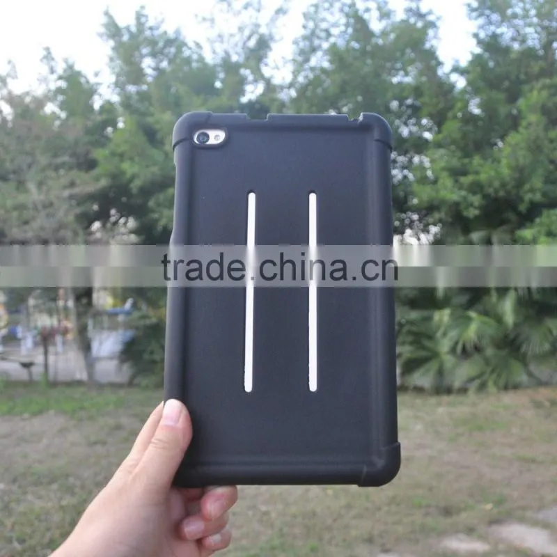 Drop resistance silicone rugged protective case with hand strap for Huawei MediaPad 8 inch M2 803L/801W tablet cover case
