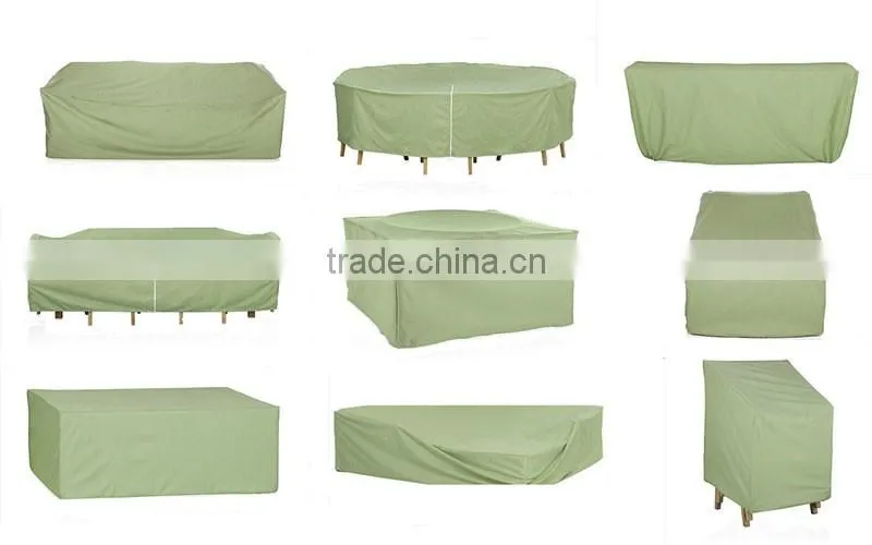 2016 hot china round table PE patio furniture covers