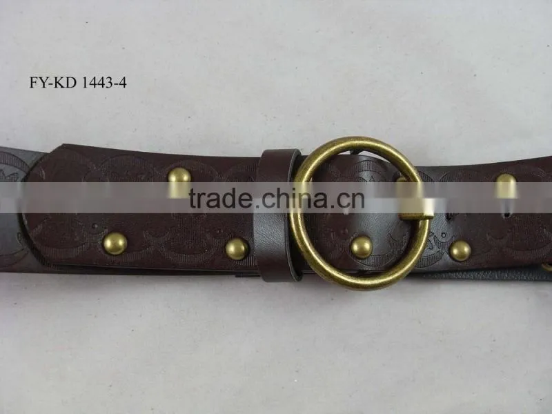 metal studs leather belts