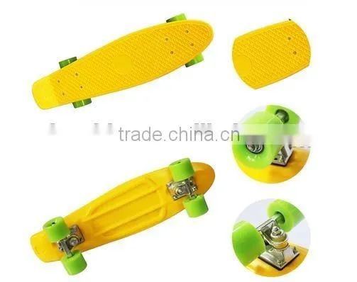 Aluminum truck cheep price plastic skateboard