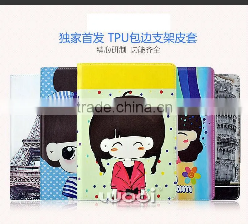 2014 New design belt clip leather case for ipad air tablet case cover for ipad case
