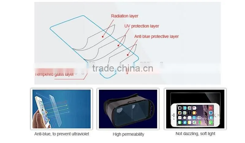 2016 Factory HOT Google cardboard New development vr box II