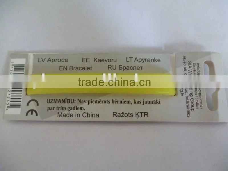 ColorSpray Silicone Wristbands bracelet with customized logo