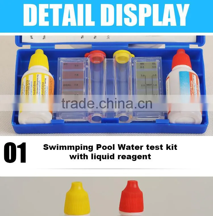 Swimming pool test PH & CI test kit(20cc)