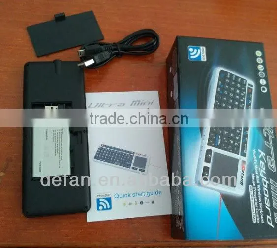 Manufacturer Thai USB Plastic/Silicon Mini Wireless Keyboard