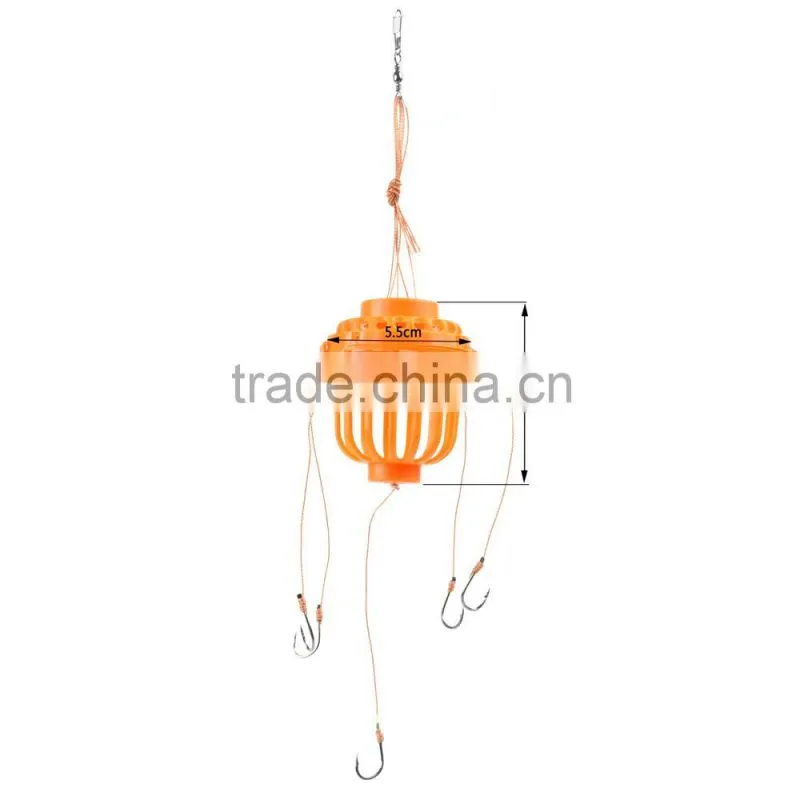 Silver Carp Fishing Sea Monster with Lead Sinker Carbon Steel Strong Explosion Hooks Fishing Tackle Set