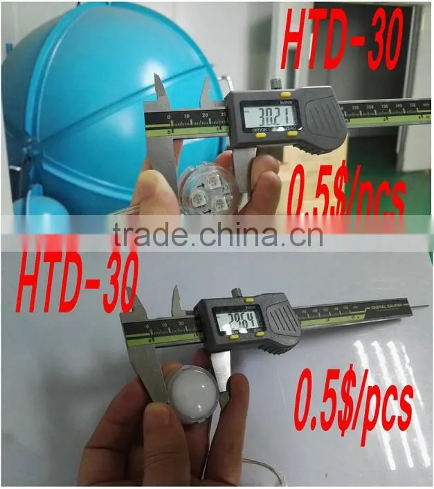 full Color 30mm Rechargeable Blue LED Point Work Light