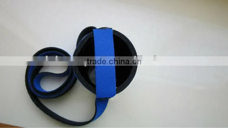 neoprene can cooler with lanyard