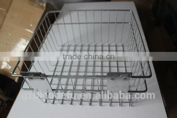 Supermarket Storage Hanging Basket for Slatwall
