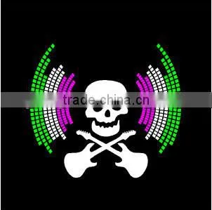 EL programmed flash T-shirt with high brightness and quality