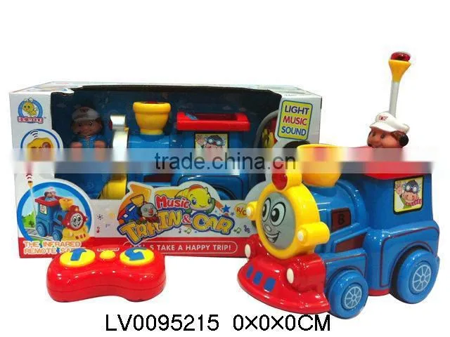 funny 2CH rc truck toys with light and music