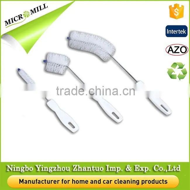 Mini removal dust brush for sliding door, soft wooden door brush