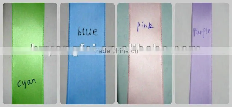 Single face Woven-Edge Polyester Satin Ribbon