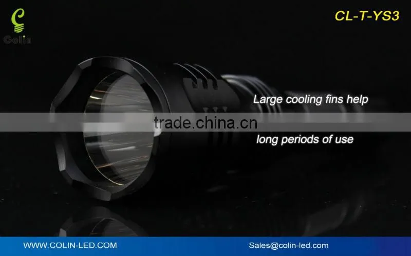 Promotional aluminum high quality flashlight led for camping