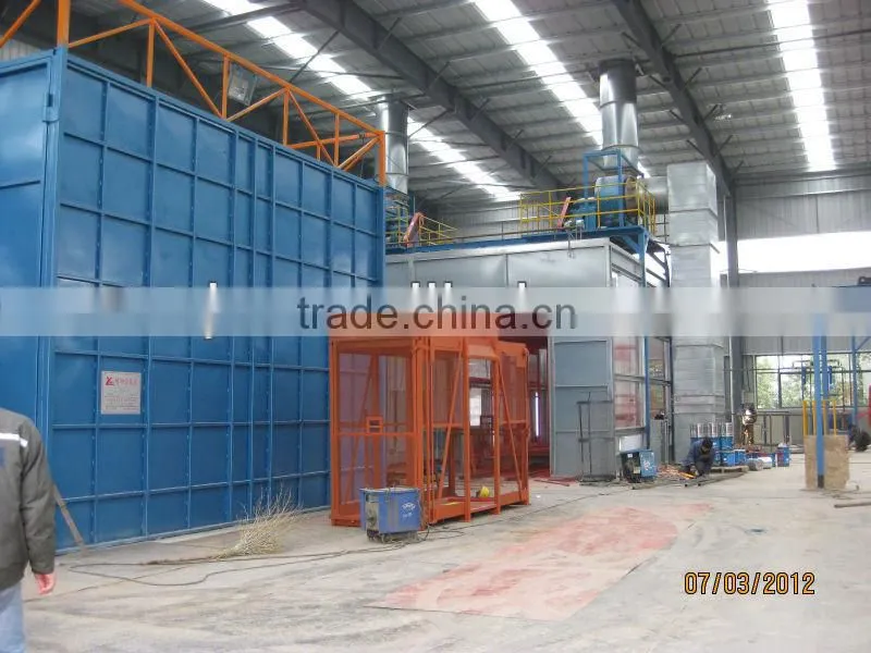 Blasting Coating Booths for Welding Steel Structure
