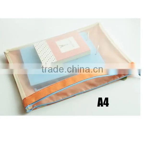 2014 carrying file bag,zipper lock file bag