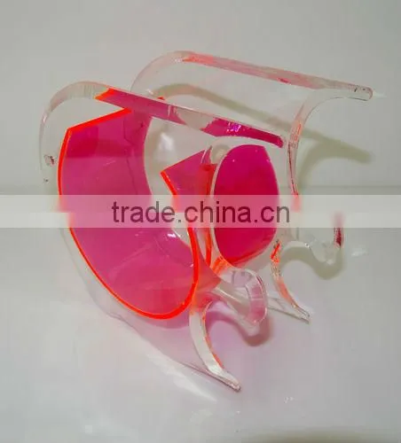 Acrylic small fish tank Fluorescence Pink