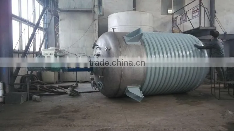 Stainless steel jacketed Reactor complete with Condenser unit