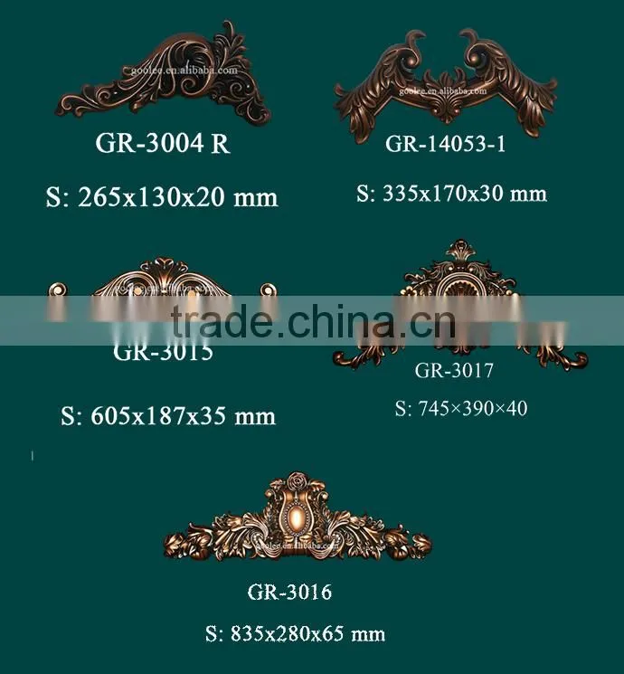 European-style home interior design luxury PU room accessories for wall