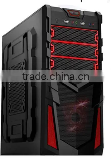 ATX Computer Case, Made of 0.4mm SECC and 3 CD-ROM Drives Bay on Front Panel , purple computer case