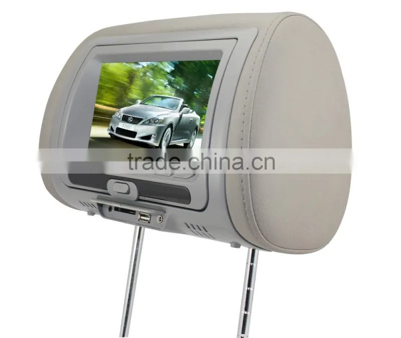 7" inch Headrest DVD Monitor Supporting DVD-R,SVCD,VCD,CD,CD-RW,MP3,MPEG4(DVIX)