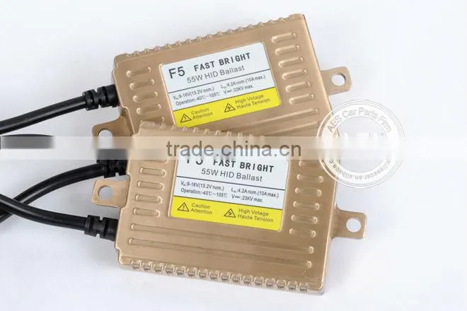 Newest Car accessory HID Xenon Fast Start slim ballast 55w
