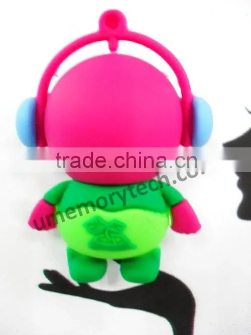 Music Warrior mini cute high memory flash drives usb ,multi pack flash drives