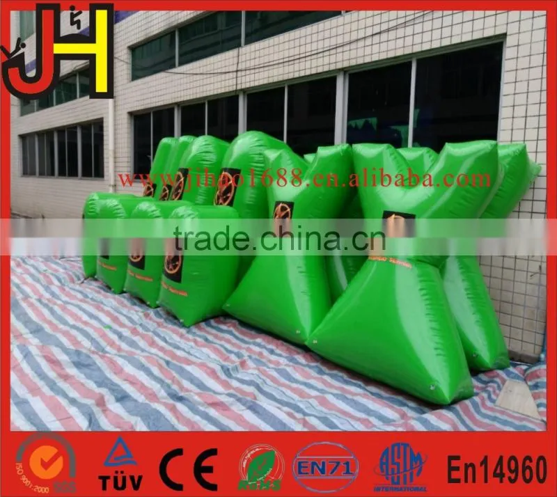 Directly Manufacturer Produced PVC Material Inflatable Paintball Bunkers