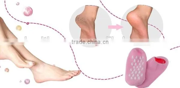 CE FDA feet mask spa moisture foot gel socks