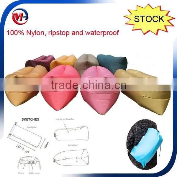 Fast Inflatable Lounger Chair Air Lazy Bean Bag Air Sleeping Bag Inflatable Air Sofa