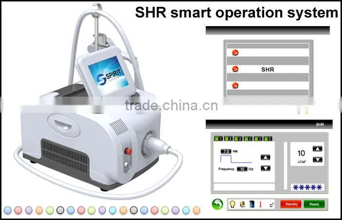 The newest professional shr aft hair removal machine portable