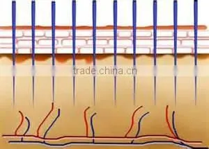 NL-DRS540 derma roller Micorneedle with Gold hanle for skin rejuvenation Anti-aging treatment beauty derma rolling system