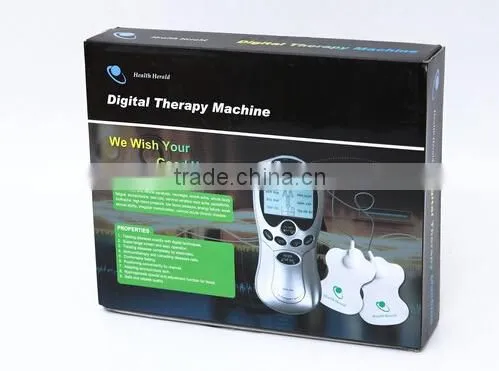 rohs 4 pads digital electronic wave hand acupoint vacuum massage pulse magnetic blood circulation therapy machine