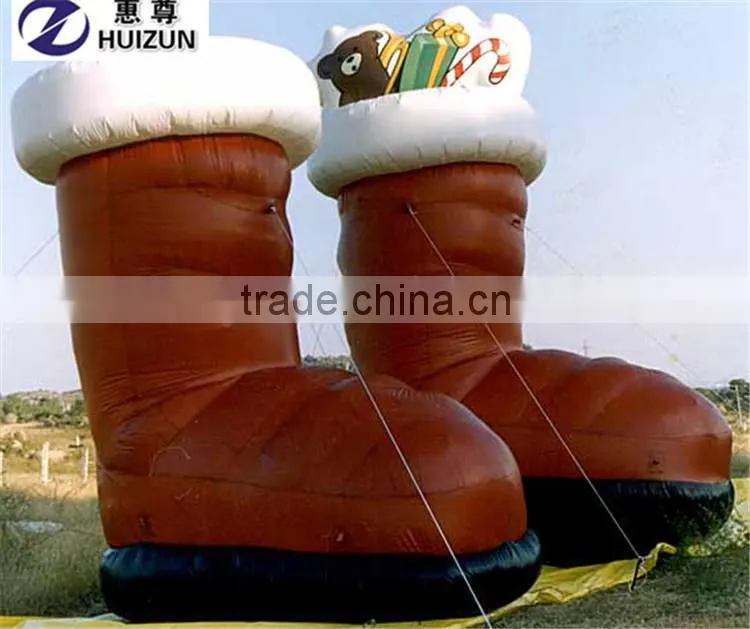 Gaint inflatable cartoon character Santa Claus for Christmas event