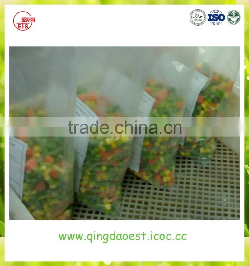 Chinese high quality frozen mixed vegetable