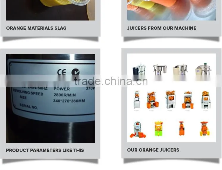 2016 Stainless Steel Body for Making Machine Automatic Orange Juice