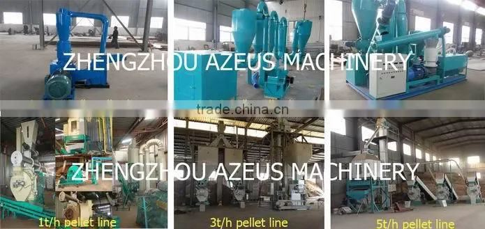 2015 newly designed flat die small wood pellet making machine