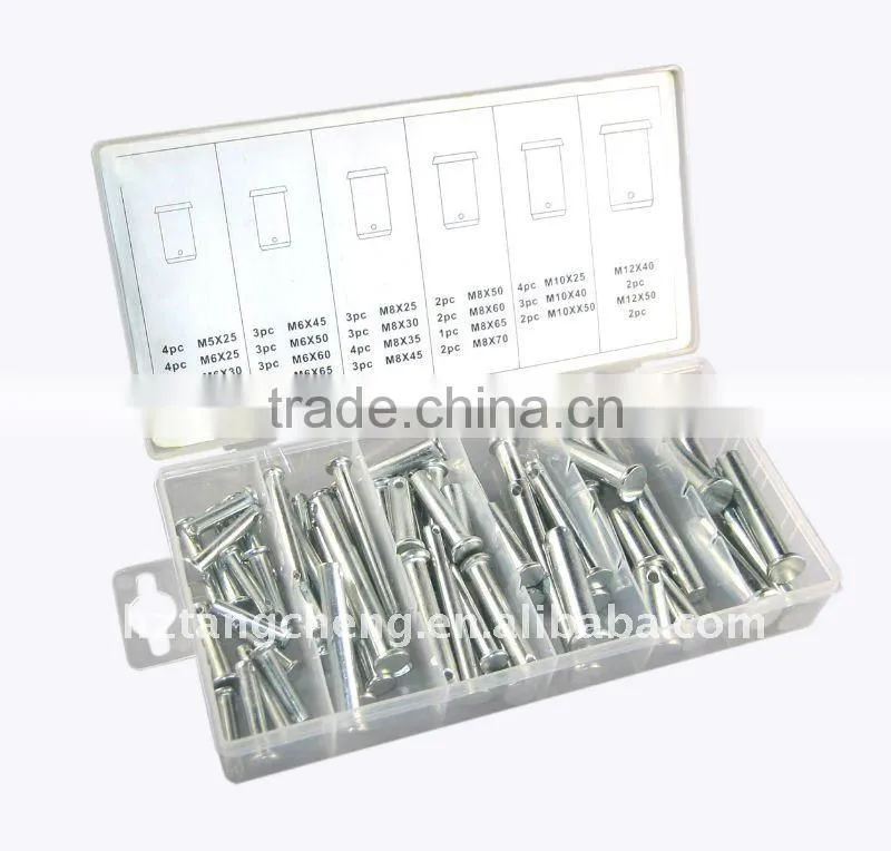 Hardware 60pc Clevis Pin Assortment/Kit/Set