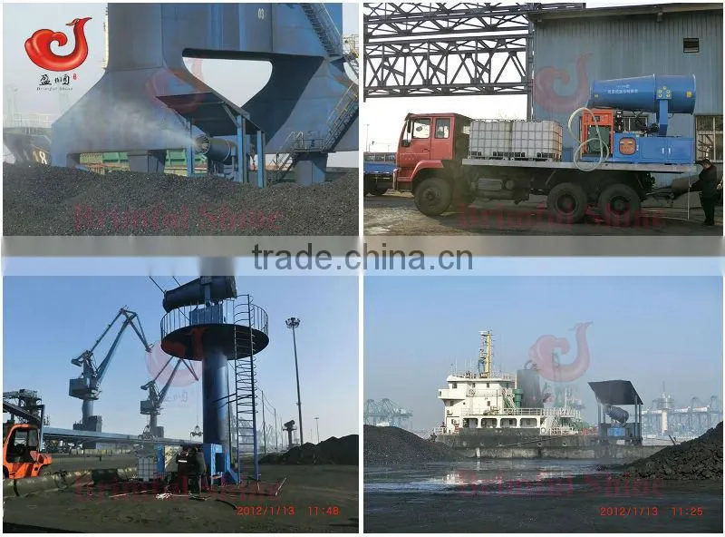 quarry fog cannon sprayer with diesel generator set