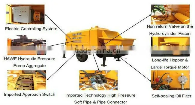 High Quality HBT80.13.100RSA8V Concrete Pump