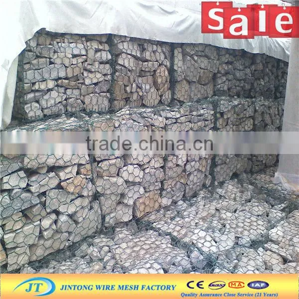 professional manufacturer Hexagonal Wire Mesh Gabions Box with reasonable price in store