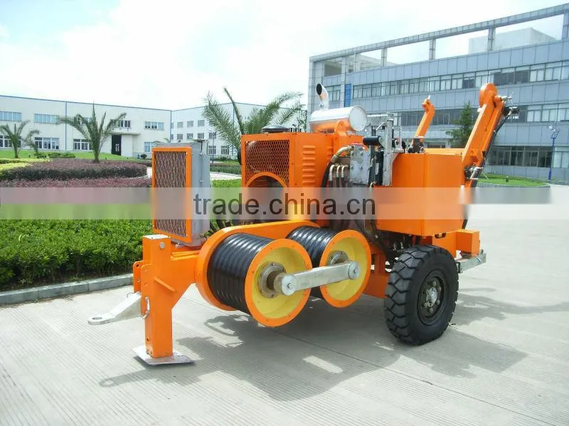 Cable Laying Equipment 90KN Hydraulic Cable Pulling Machine Cable Puller