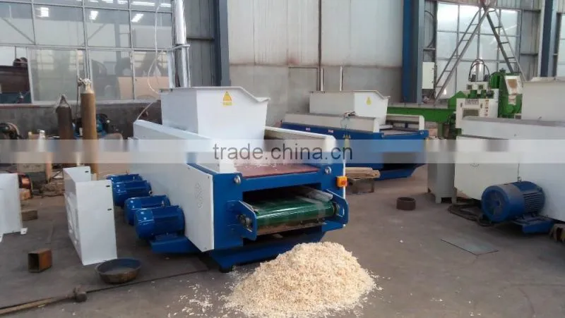 4 head wood shaving machine