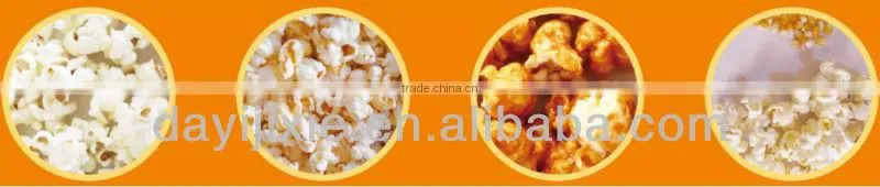 Caramel popcorn making machine Cretors hot air popper corn puff snacks food machine