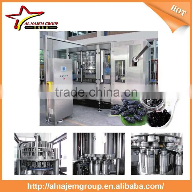 Best sale Full automatic industrial mulberry jam maker machine high viscosity Production Line mulberry paste