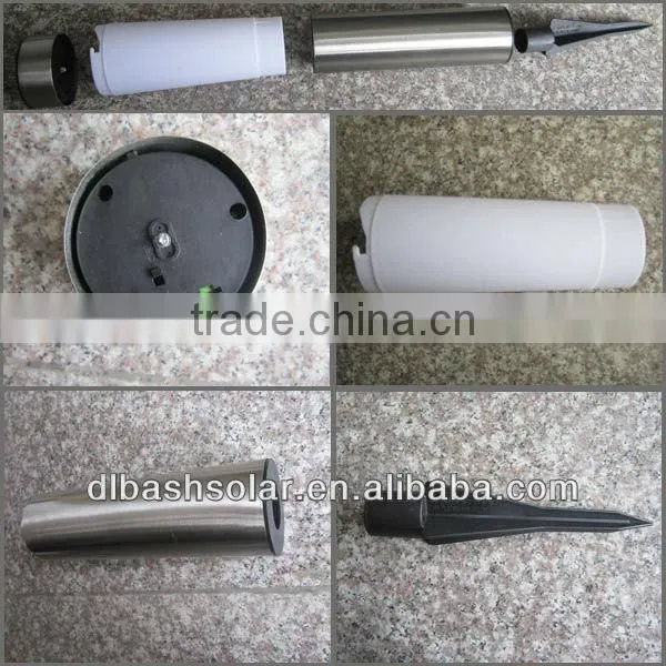 hot sale stainless steel high lumen outdoor solar garden lights